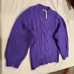ASOS Brand New Violet Round Neck Jumper Sweater